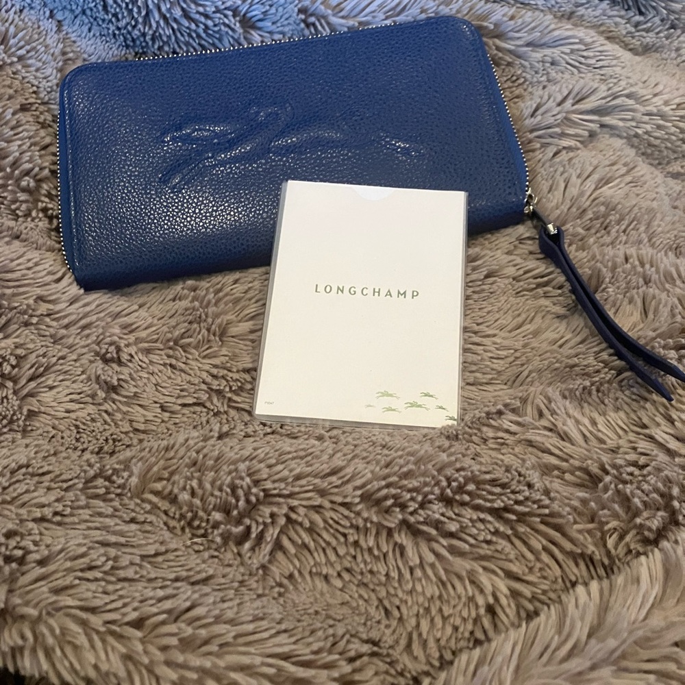 Longchamp Le Foulonné Long Zip Around Wallet